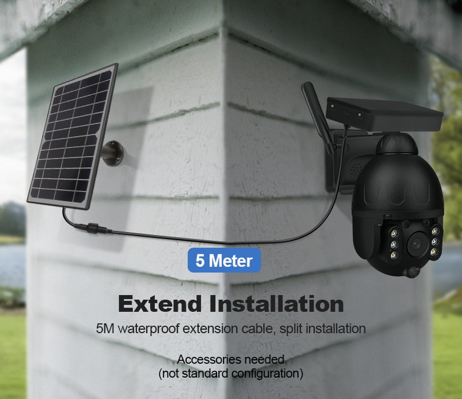 WIFI Outdoor Solar Camera AANHORA-SHOPPING