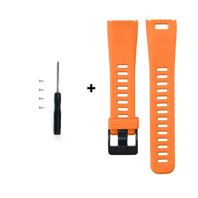 Double Colored Silicone Wristband for Garmin Vivosmart HR AANHORA-SHOPPING