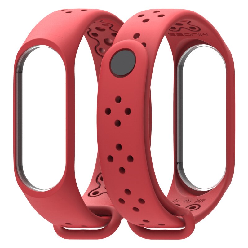 Perforated Silicone Band for Xiaomi Mi Band 3 AANHORA-SHOPPING