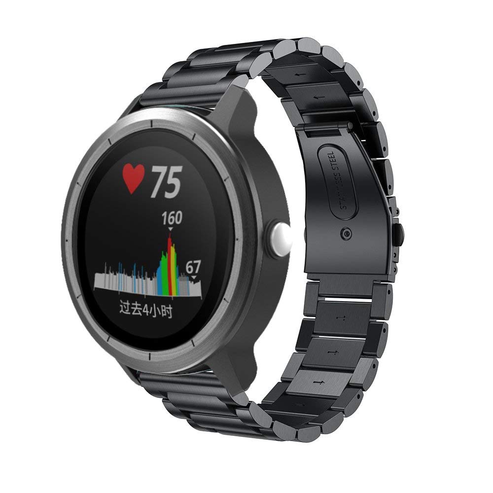 Stainless Steel Bracelet for Garmin Vivoactive 3 AANHORA-SHOPPING