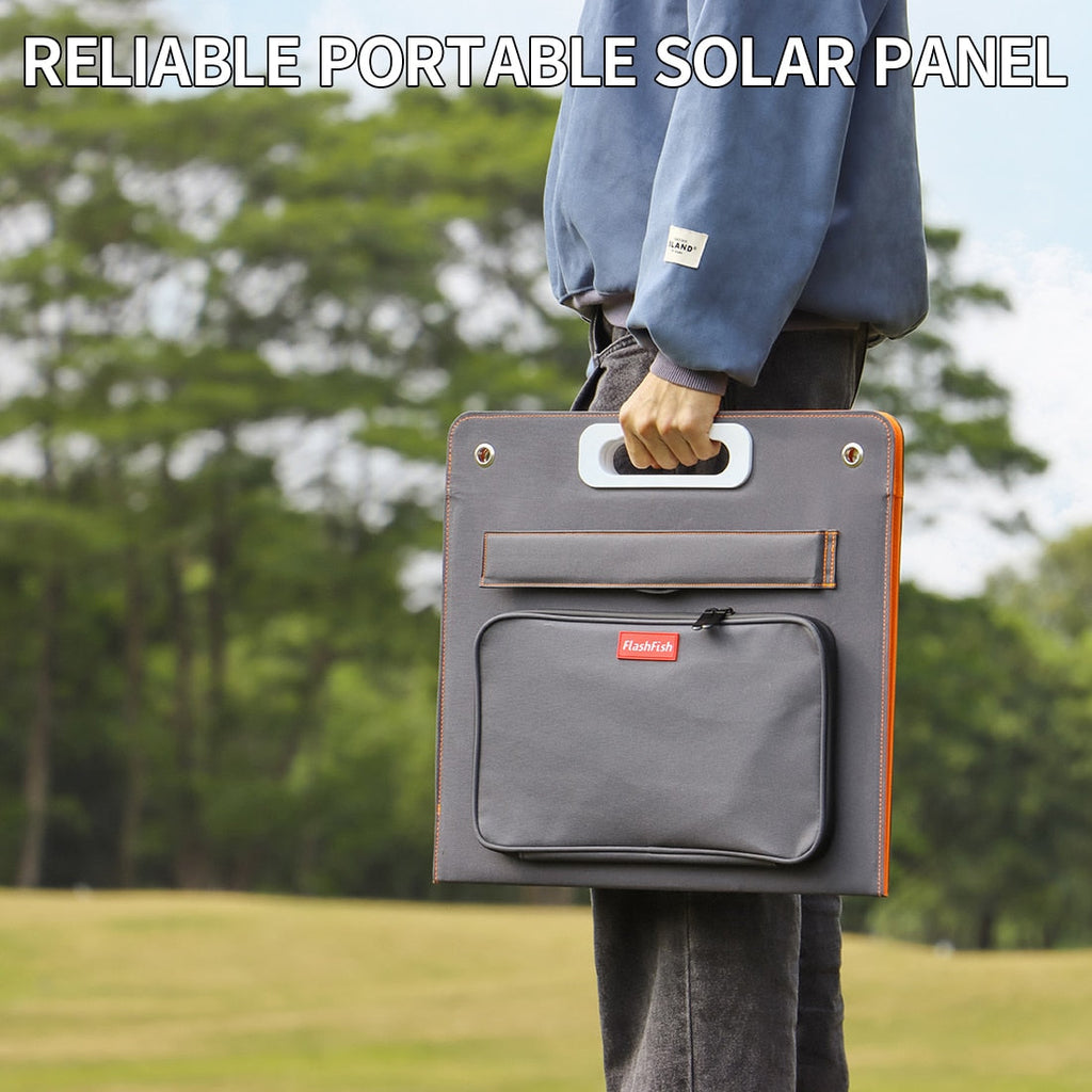 Foldable Solar Panel for Camping AANHORA-SHOPPING