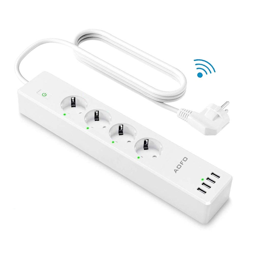 USB and EU Smart WiFi Power Strip AANHORA-SHOPPING