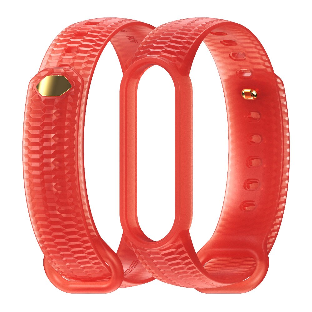 Transparent Silicone Band for Xiaomi Mi Band 3 and 4 AANHORA-SHOPPING
