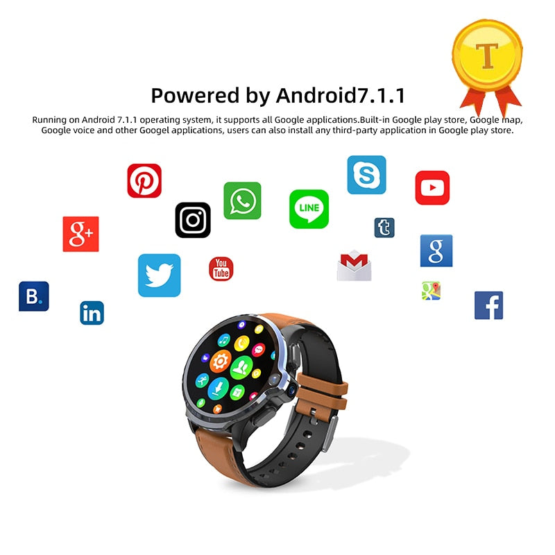 Colorful Bluetooth Smart Watch AANHORA-SHOPPING