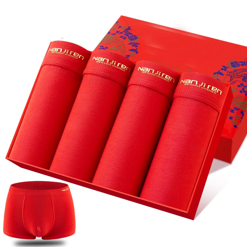 Men's Boxers 4 pcs Set AANHORA-SHOPPING