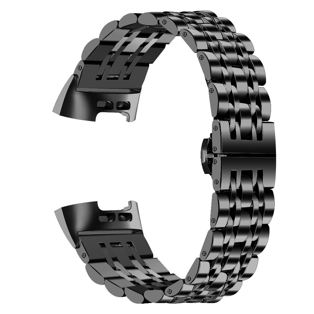 Classic Stainless Steel Band for Fitbit Charge 3 / 4 AANHORA-SHOPPING