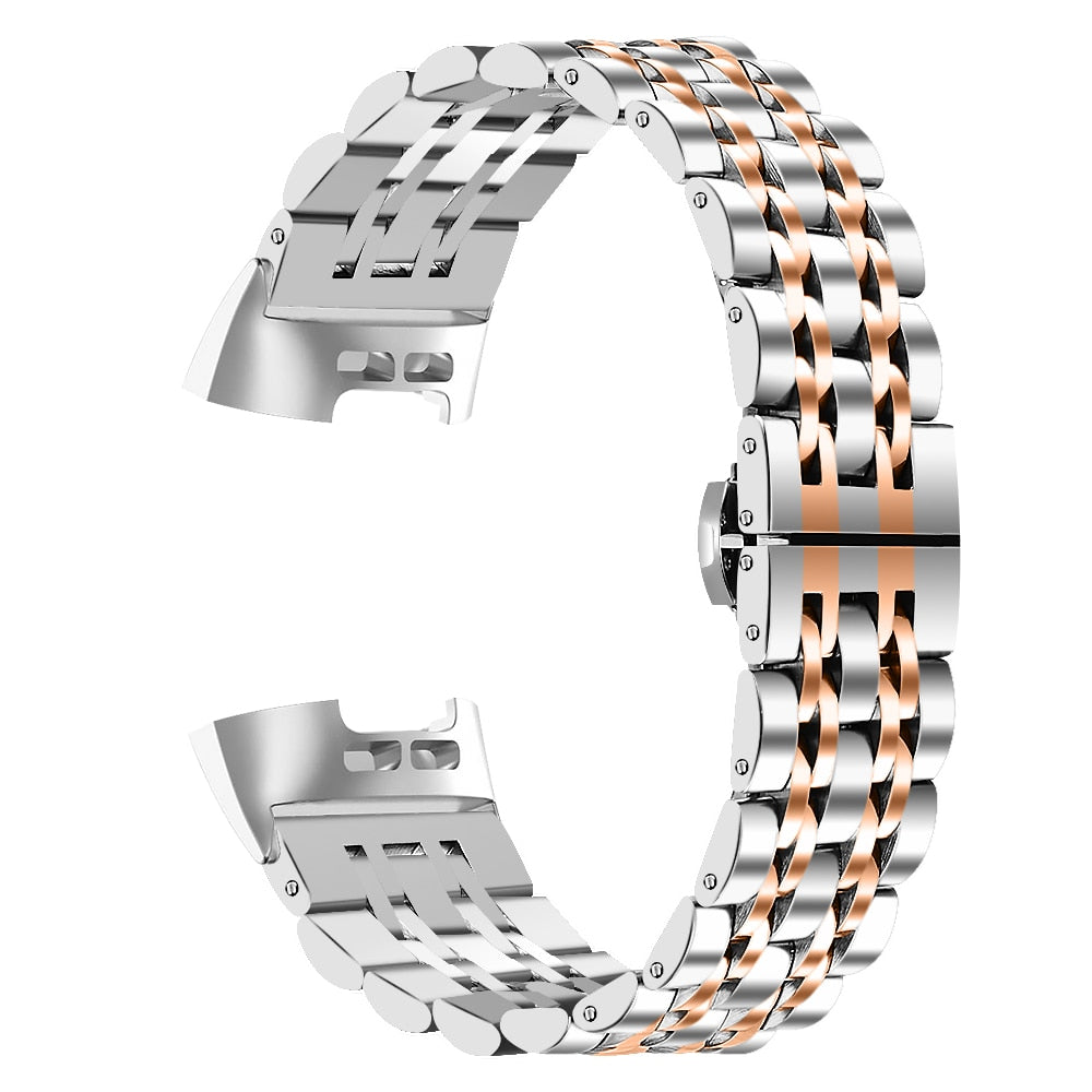 Classic Stainless Steel Band for Fitbit Charge 3 / 4 AANHORA-SHOPPING