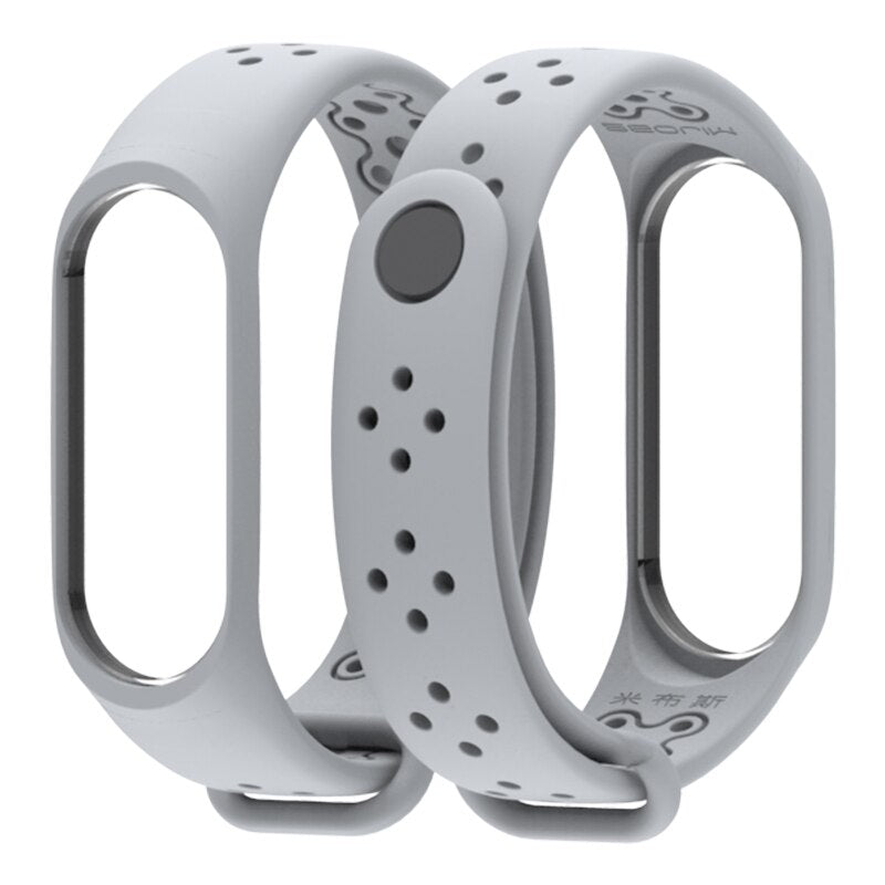 Perforated Silicone Band for Xiaomi Mi Band 3 AANHORA-SHOPPING