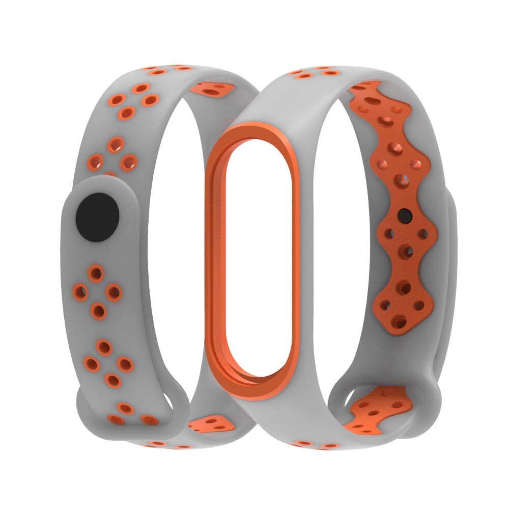 Perforated Silicone Band for Xiaomi Mi Band 3 AANHORA-SHOPPING