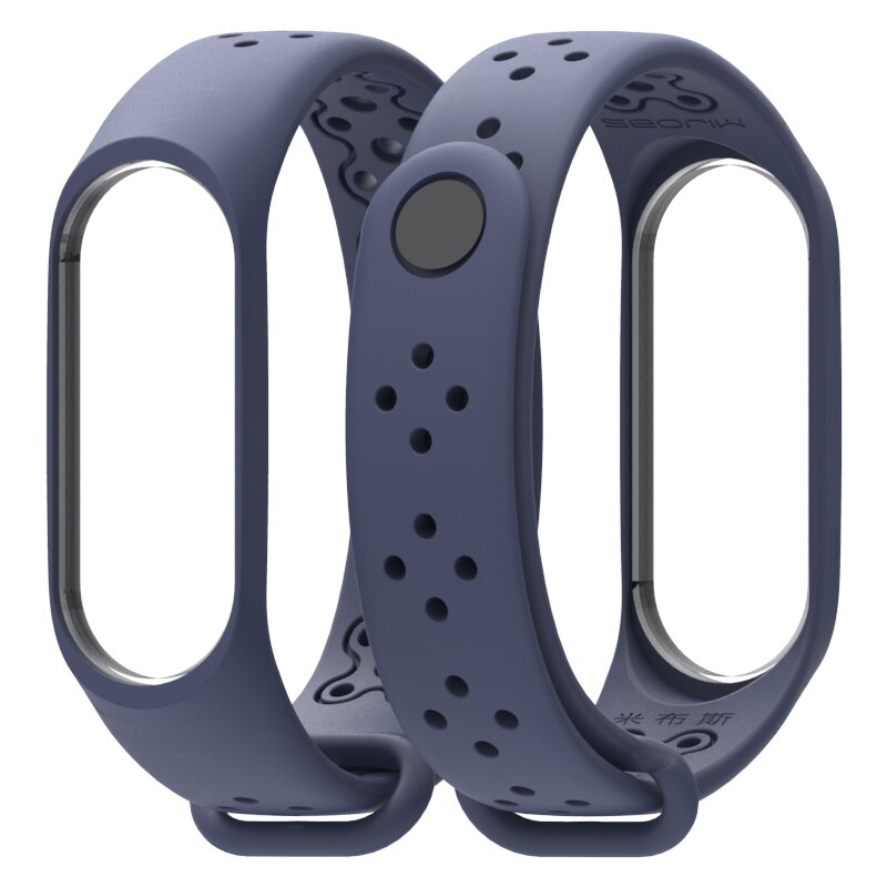 Perforated Silicone Band for Xiaomi Mi Band 3 AANHORA-SHOPPING