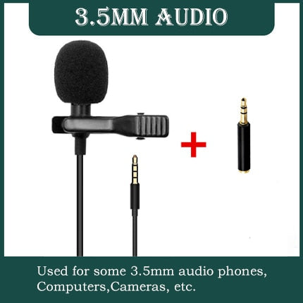 Lapel Lavalier USB Microphone AANHORA-SHOPPING