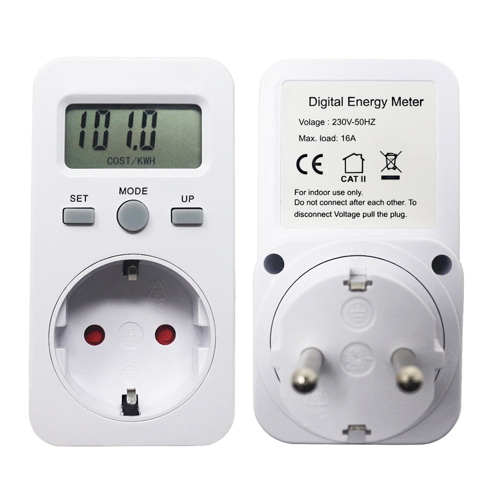 AC 230 V Digital Energy Monitor AANHORA-SHOPPING