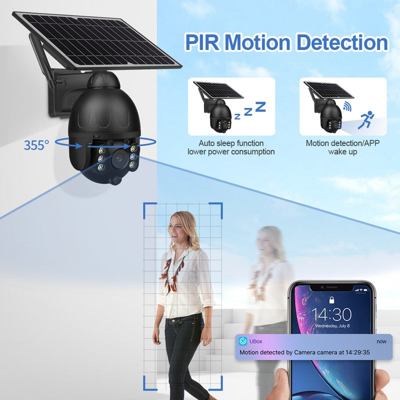 WIFI Outdoor Solar Camera AANHORA-SHOPPING