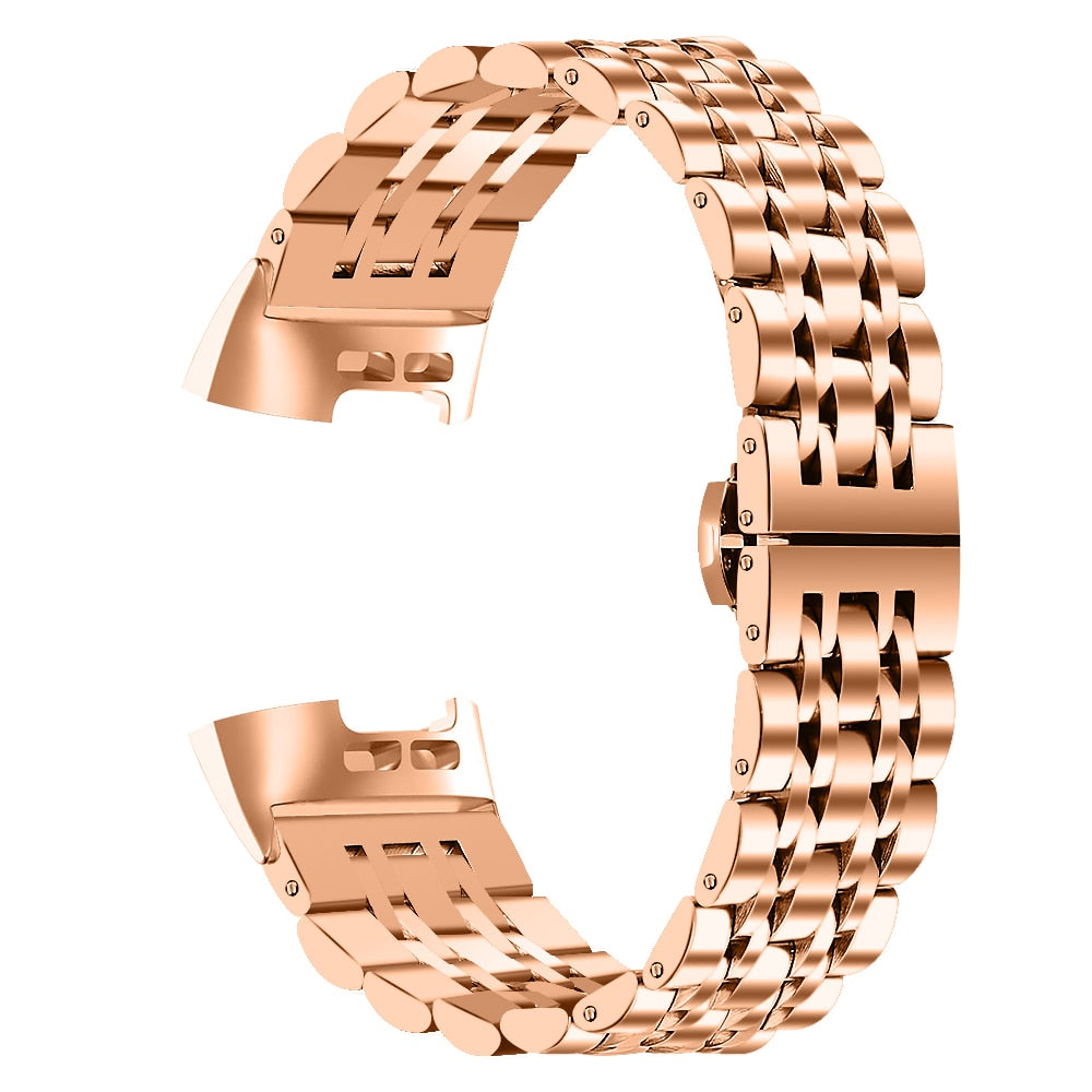 Classic Stainless Steel Band for Fitbit Charge 3 / 4 AANHORA-SHOPPING