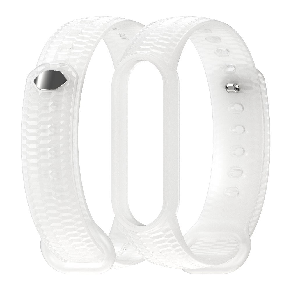 Transparent Silicone Band for Xiaomi Mi Band 3 and 4 AANHORA-SHOPPING