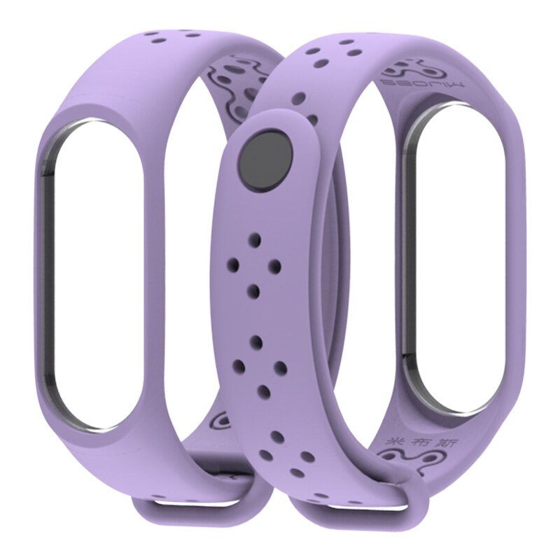 Perforated Silicone Band for Xiaomi Mi Band 3 AANHORA-SHOPPING