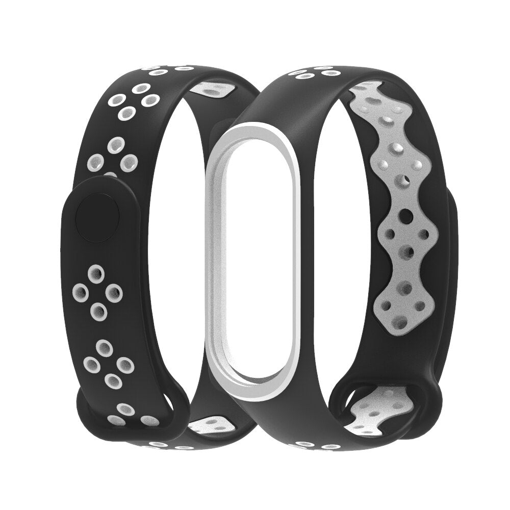 Perforated Silicone Band for Xiaomi Mi Band 3 AANHORA-SHOPPING