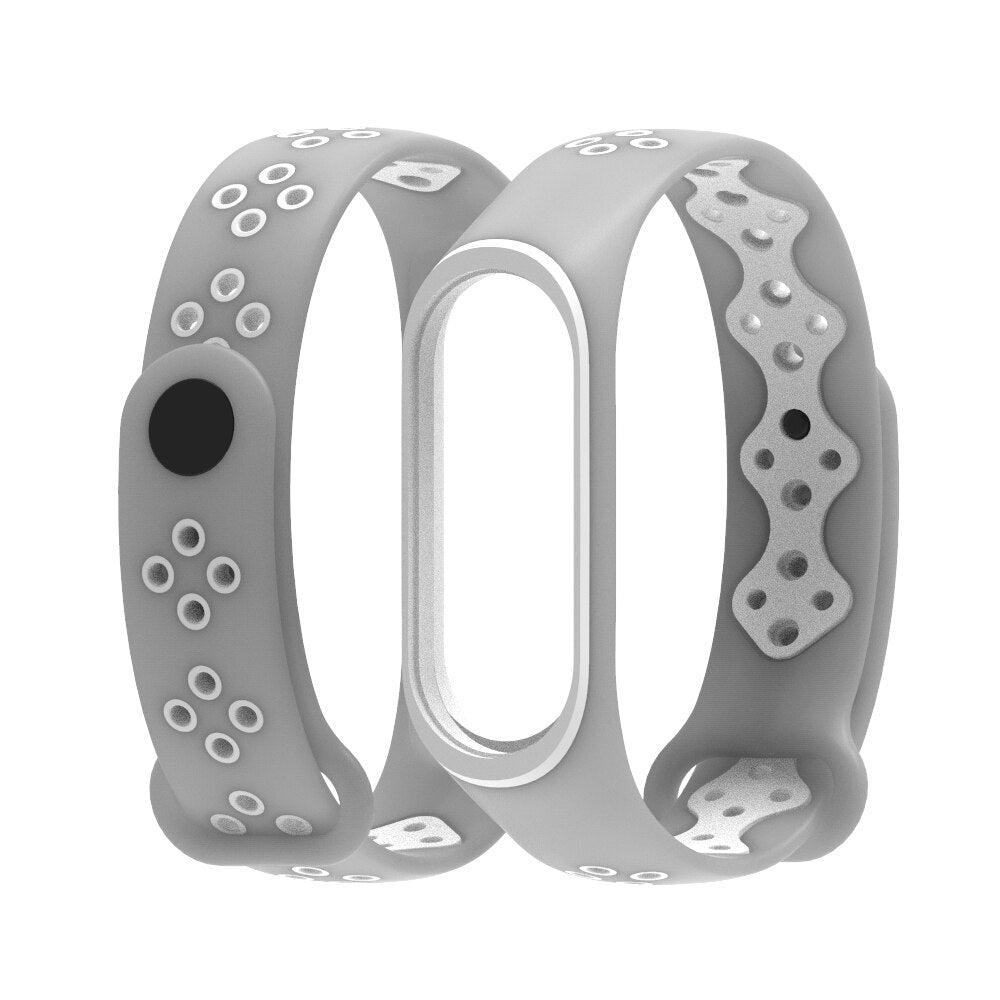 Perforated Silicone Band for Xiaomi Mi Band 3 AANHORA-SHOPPING