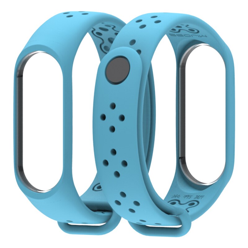 Perforated Silicone Band for Xiaomi Mi Band 3 AANHORA-SHOPPING