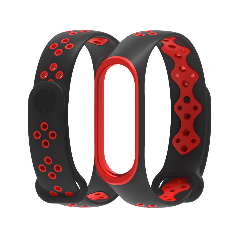 Perforated Silicone Band for Xiaomi Mi Band 3 AANHORA-SHOPPING