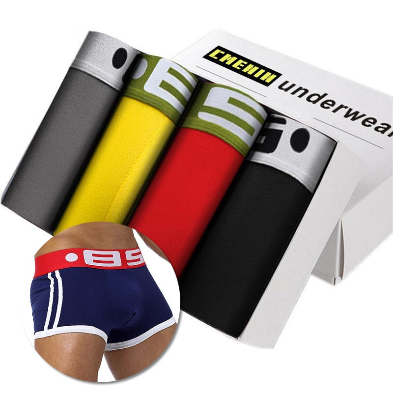 Men's Cotton Boxers 4 pcs Set