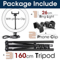 Dimmable Camera LED Light Ring AANHORA-SHOPPING