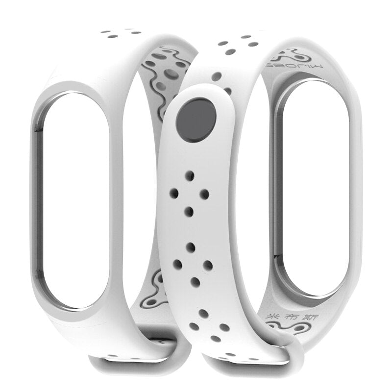 Perforated Silicone Band for Xiaomi Mi Band 3 AANHORA-SHOPPING