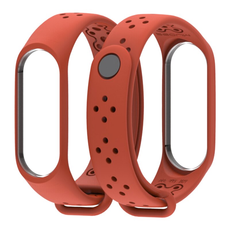 Perforated Silicone Band for Xiaomi Mi Band 3 AANHORA-SHOPPING