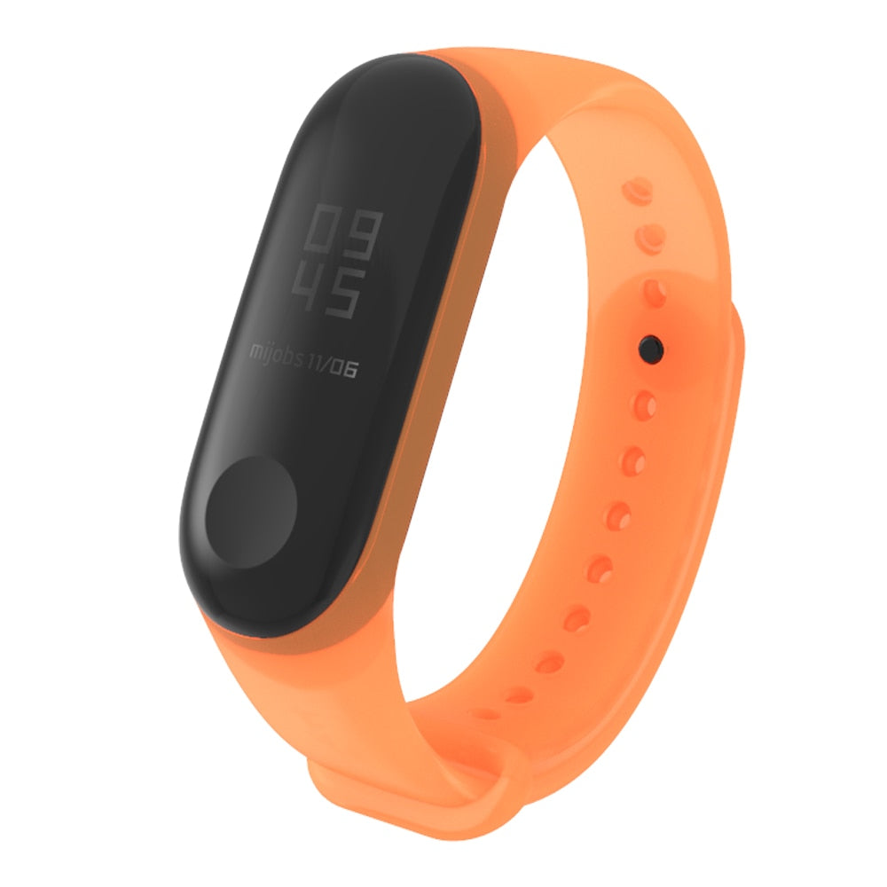 Transparent Silicone Band for Xiaomi Mi Band 3 and 4 AANHORA-SHOPPING