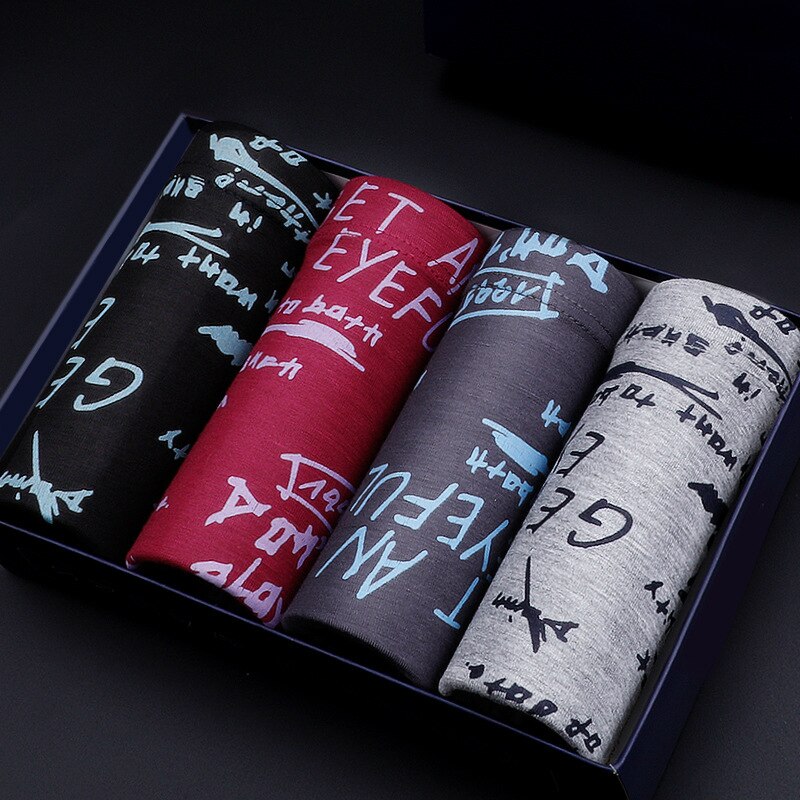 Men's Boxers 4 pcs Set AANHORA-SHOPPING
