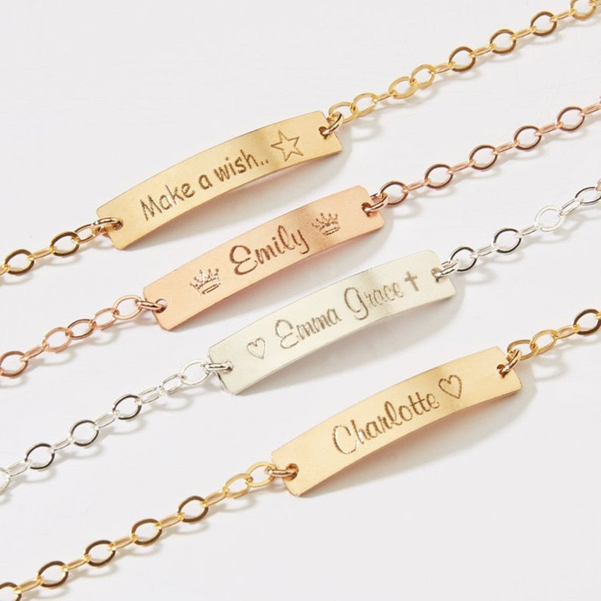 Baby's Stainless Steel Customized Bracelet