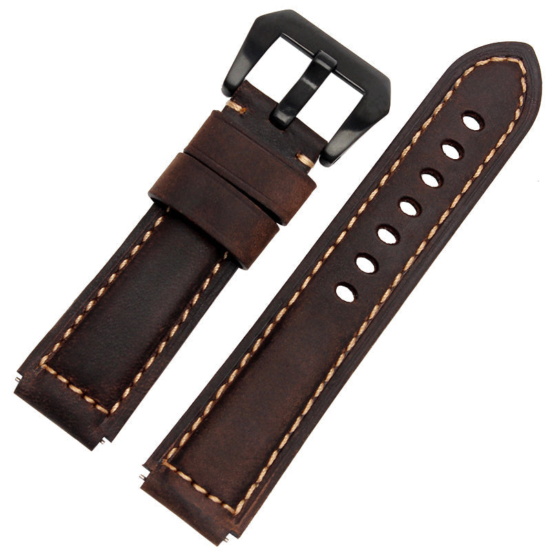 Genuine Leather Wrist Bands For Smart Watches AANHORA-SHOPPING