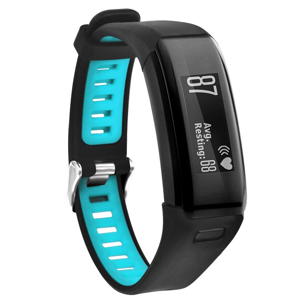 Double Colored Silicone Wristband for Garmin Vivosmart HR AANHORA-SHOPPING