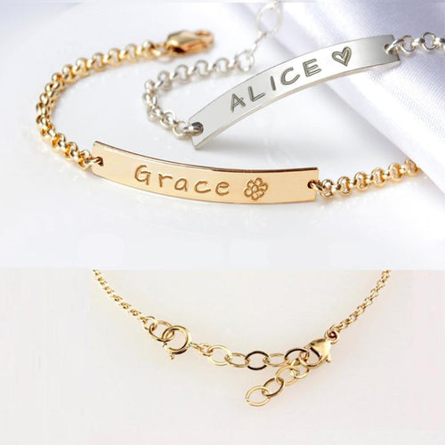 Baby's Stainless Steel Customized Bracelet