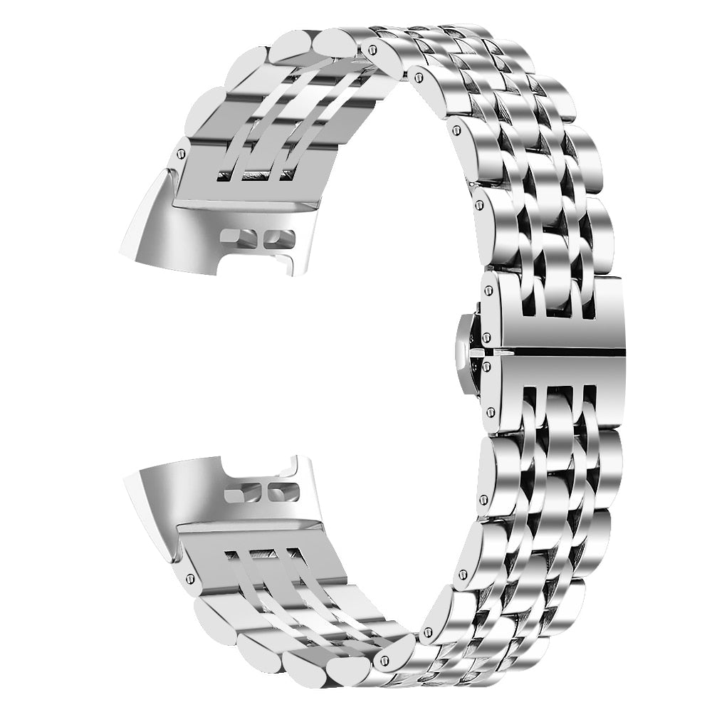 Classic Stainless Steel Band for Fitbit Charge 3 / 4 AANHORA-SHOPPING