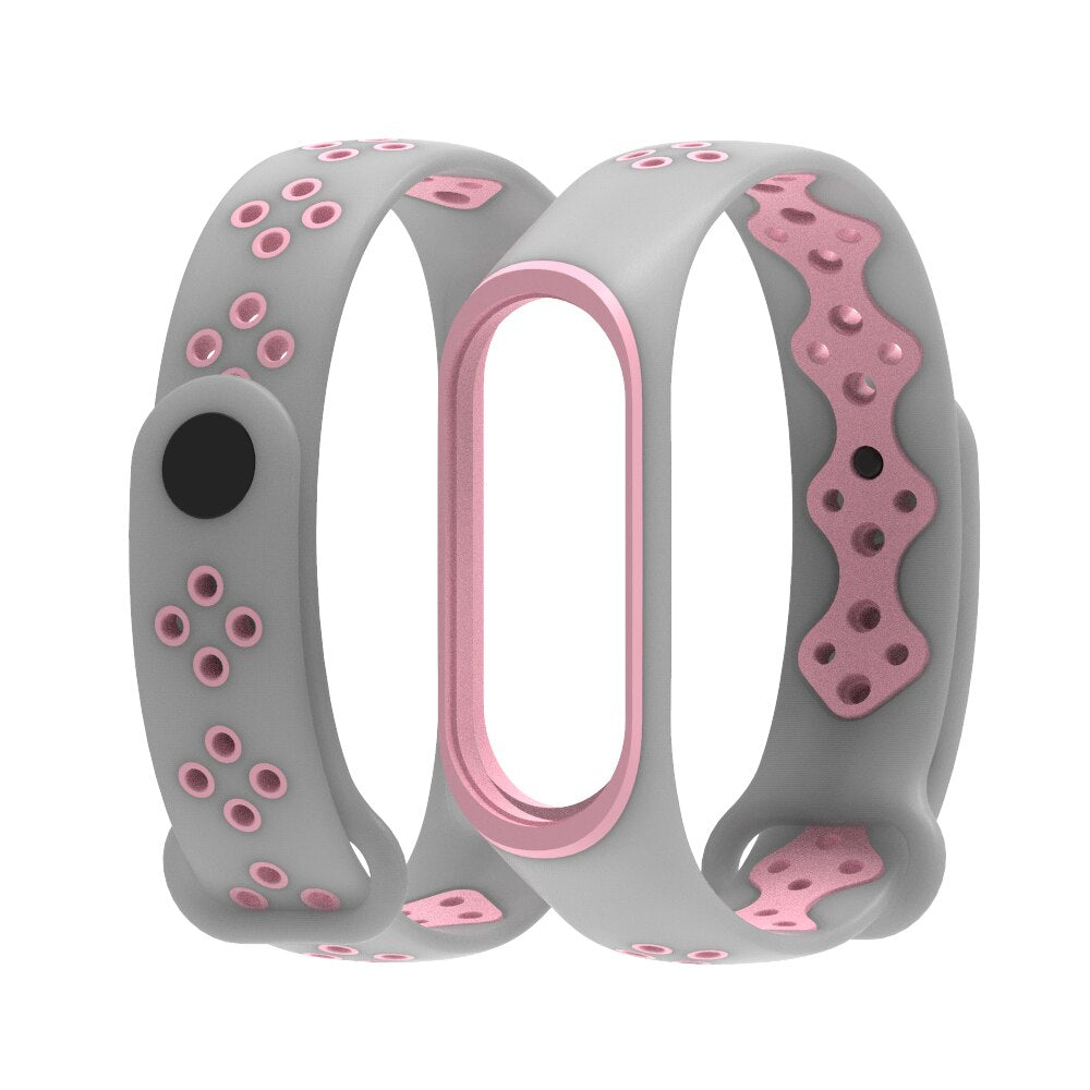 Perforated Silicone Band for Xiaomi Mi Band 3 AANHORA-SHOPPING