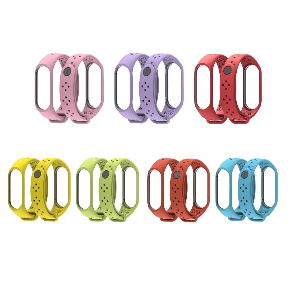 Perforated Silicone Band for Xiaomi Mi Band 3 AANHORA-SHOPPING