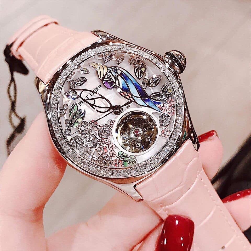 Women's Crystal Parrot Waterproof Watches AANHORA-SHOPPING