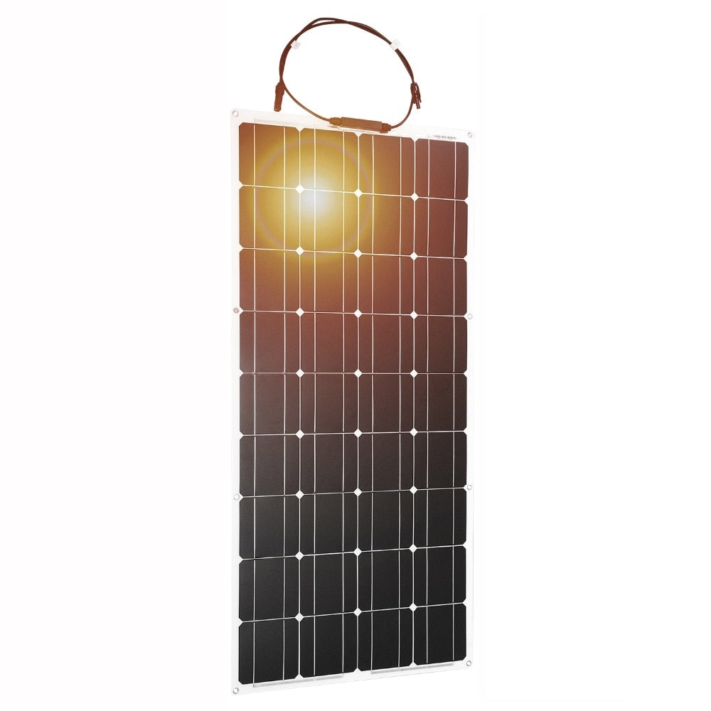 100W Monocrystalline Flexible Solar Panels AANHORA-SHOPPING