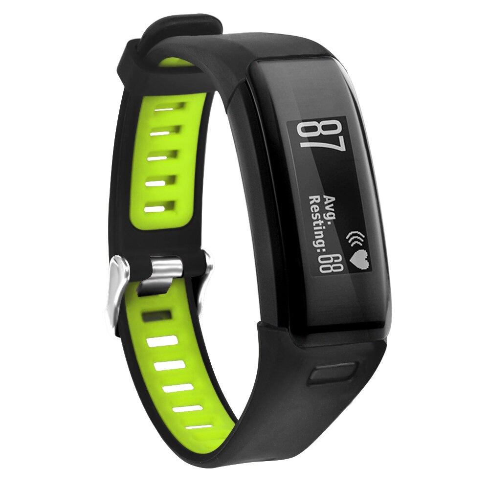 Double Colored Silicone Wristband for Garmin Vivosmart HR AANHORA-SHOPPING