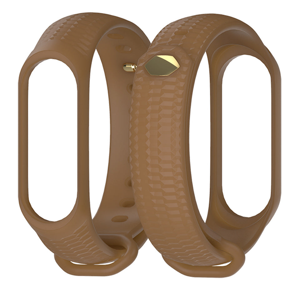 Textured Silicone Band for Xiaomi Mi Band 3 and 4 AANHORA-SHOPPING