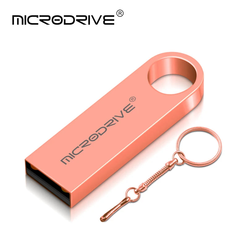 New Arrival USB Flash Drive 4GB 64GB 32GB High Speed Pen Drive 128GB Pendrive Waterproof Metal U Disk Memoria Cel USB Stick GI AANHORA-SHOPPING