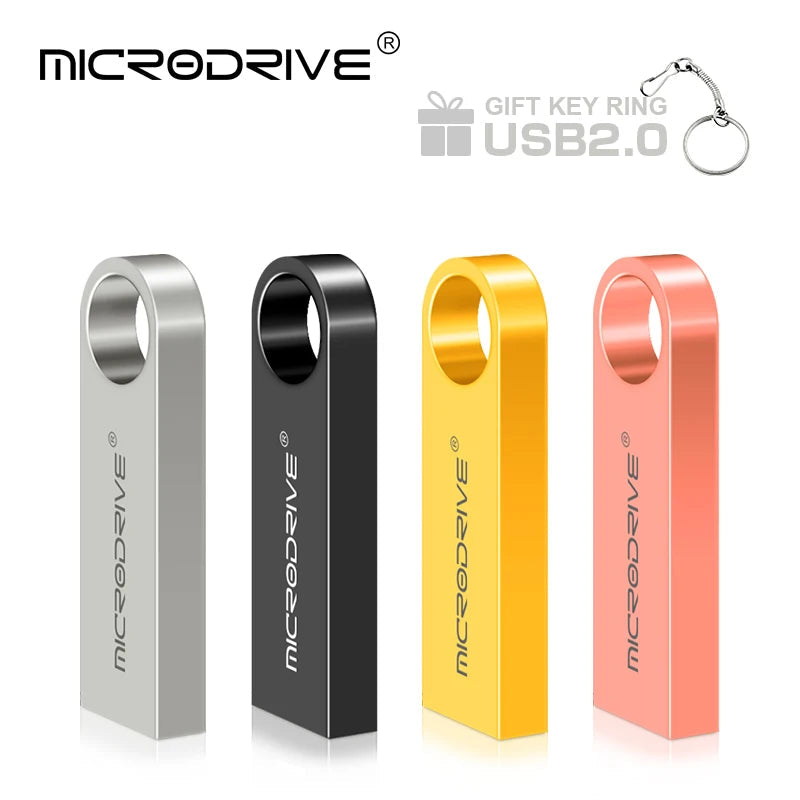 New Arrival USB Flash Drive 4GB 64GB 32GB High Speed Pen Drive 128GB Pendrive Waterproof Metal U Disk Memoria Cel USB Stick GI AANHORA-SHOPPING