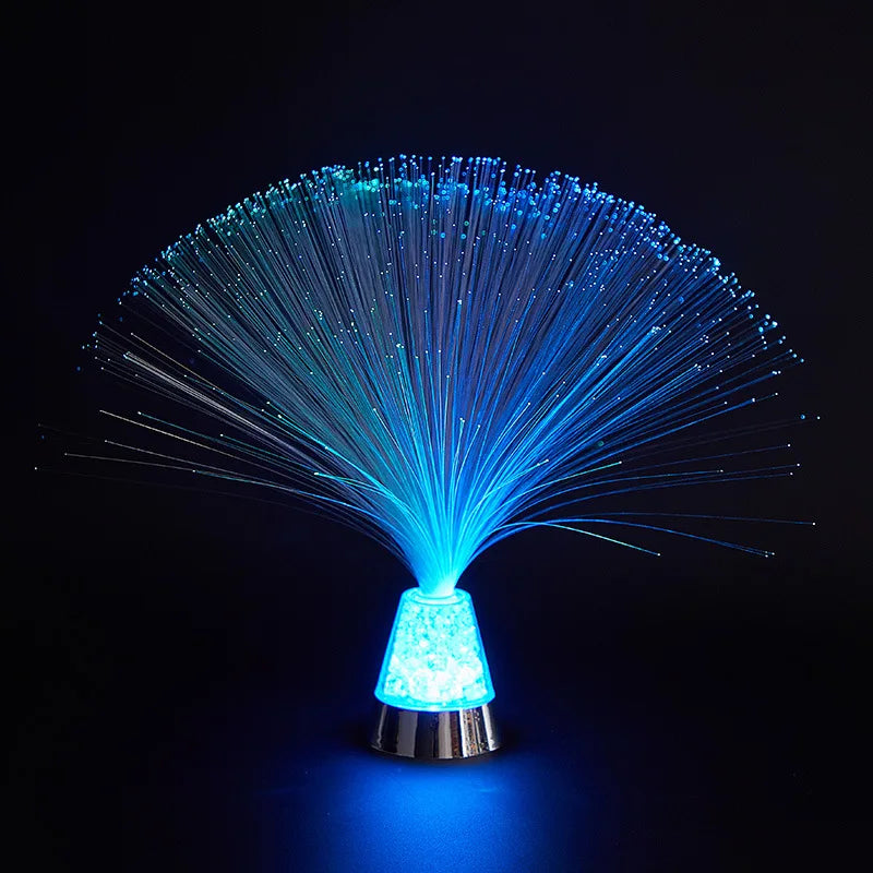 Lámpara LED Multicolor de fibra óptica, decoración Interior, lámpara de Festival de cielo estrellado, luz LED nocturna, lámpara de ambiente de Camping AANHORA-SHOPPING