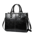 Bolso de mano para mujer, bolso grande de hombro cruzado, bolso de compras de cuero genuino, moda de oficina, bandolera Cuero de vaca Real para mujer, bolsos con asa superior AANHORA-SHOPPING