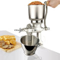 Molinillo Manual Grande de Hierro, Molino para Granos, Cereales, Maní, Nueces, Hierbas y Especias, Ideal para Moler Harina AANHORA-SHOPPING