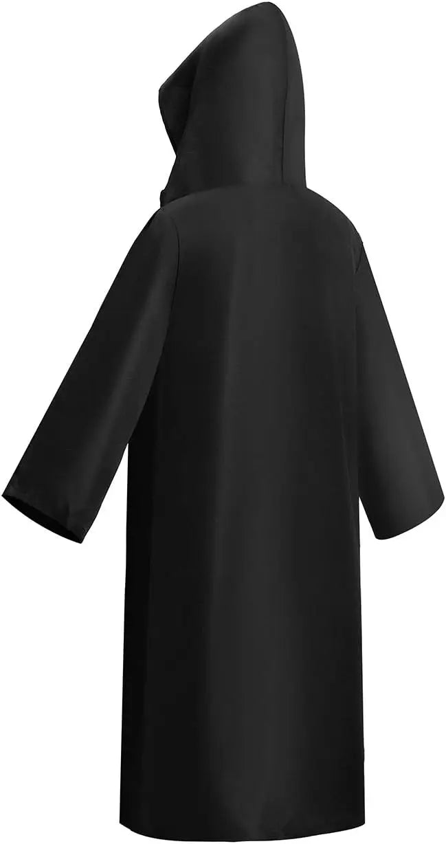 Túnica de mago con capucha, capa de Halloween, disfraces de Cosplay, disfraces de cosplay marrones, 2024 AANHORA-SHOPPING