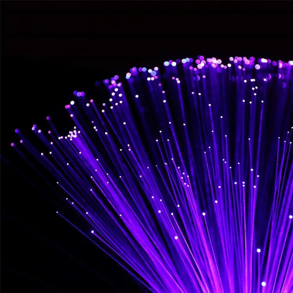 Lámpara LED Multicolor de fibra óptica, decoración Interior, lámpara de Festival de cielo estrellado, luz LED nocturna, lámpara de ambiente de Camping AANHORA-SHOPPING