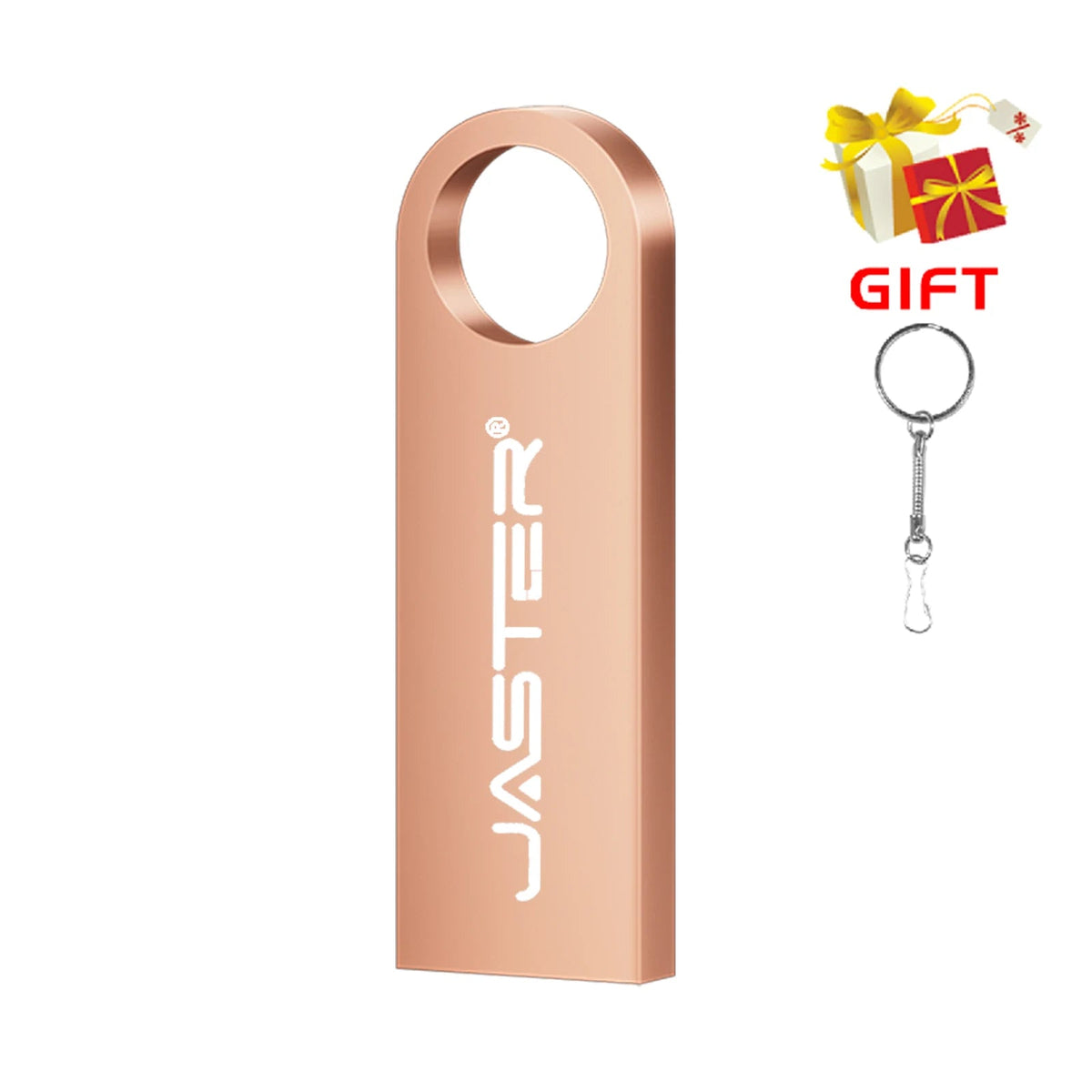Mini Metal USB Flash Drive 128GB Free Custom Logo Pen Drive 64GB 32GB Personalized Customization Memory Stick Pendrive 16GB 8GB AANHORA-SHOPPING