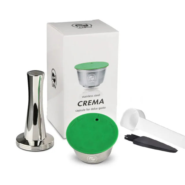 ICafilas for Dolce Gusto Crema Coffee Filters Reusable Refillable Coffee Capsule Stainless Steel Pod Nescafe Baskets Lumio Cup AANHORA-SHOPPING
